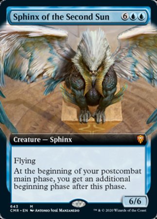 Sphinx of the Second Sun (Extended Art) [Commander Legends] | Dumpster Cat Games