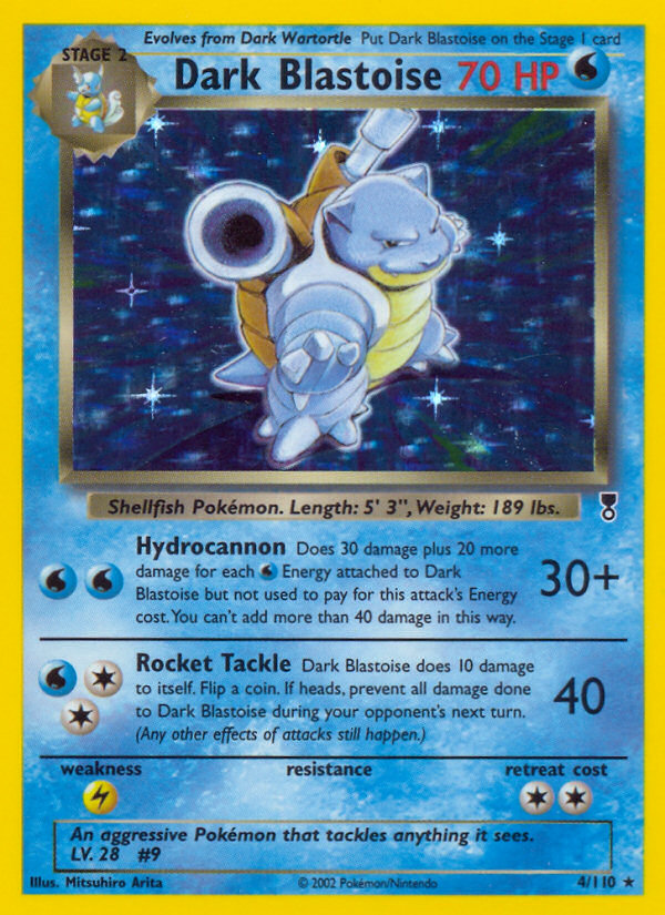 Dark Blastoise (4/110) [Legendary Collection] | Dumpster Cat Games