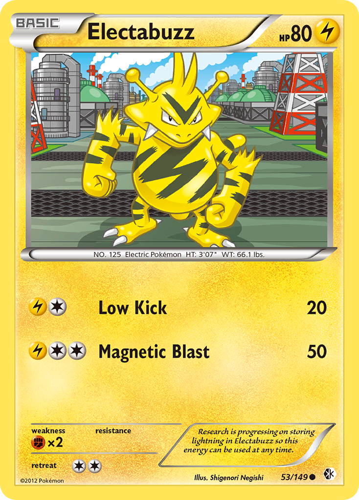 Electabuzz (53/149) [Black & White: Boundaries Crossed] | Dumpster Cat Games