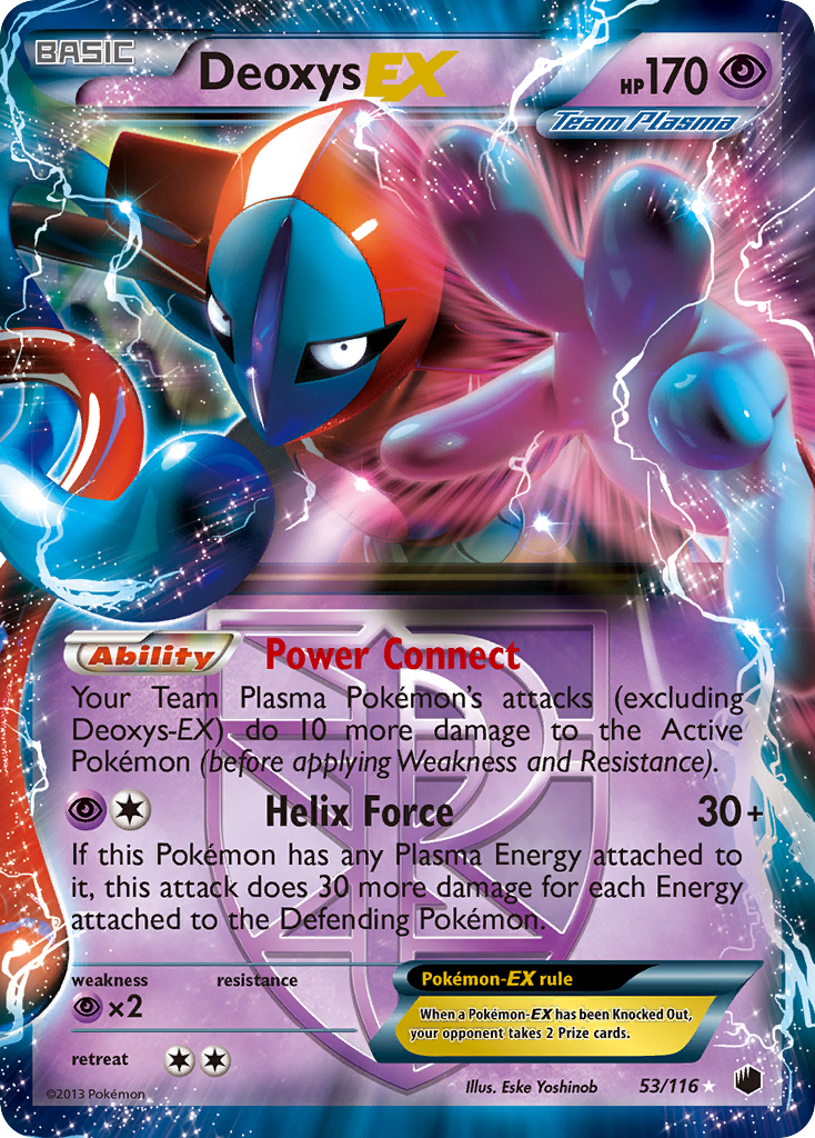 Deoxys EX (53/116) [Black & White: Plasma Freeze] | Dumpster Cat Games