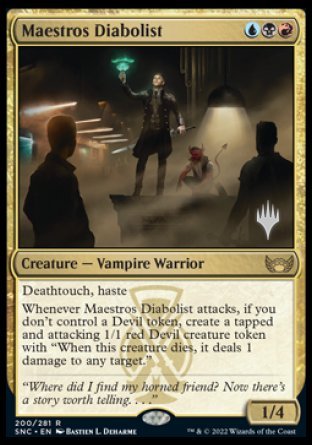 Maestros Diabolist (Promo Pack) [Streets of New Capenna Promos] | Dumpster Cat Games