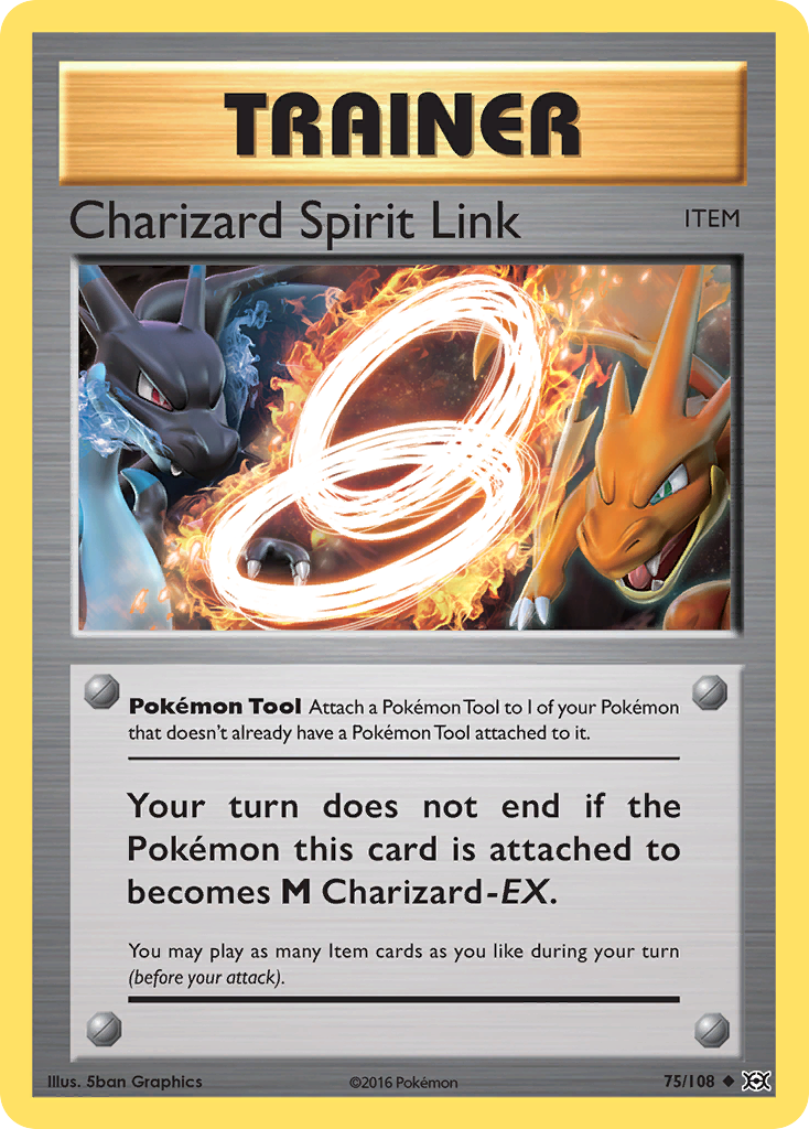 Charizard Spirit Link (75/108) [XY: Evolutions] | Dumpster Cat Games