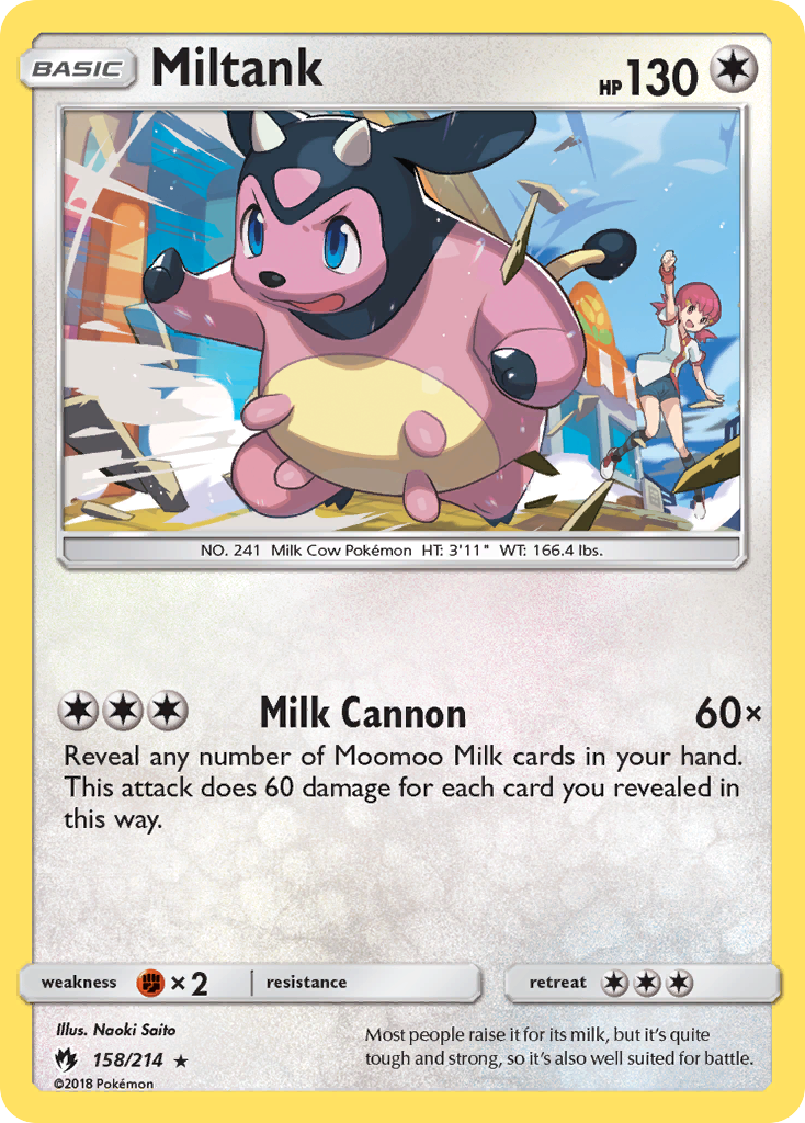 Miltank (158/214) [Sun & Moon: Lost Thunder] | Dumpster Cat Games