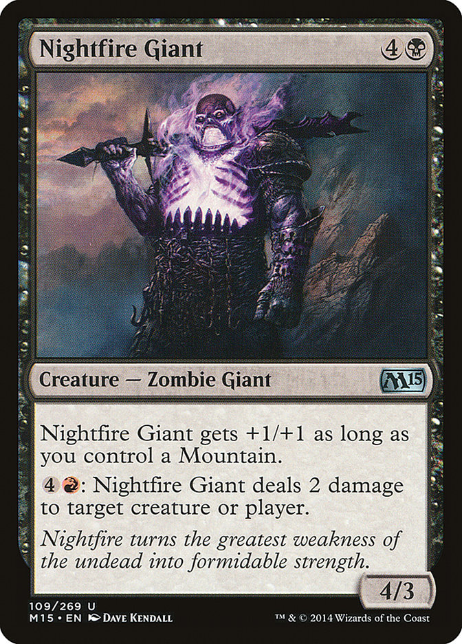 Nightfire Giant [Magic 2015] | Dumpster Cat Games