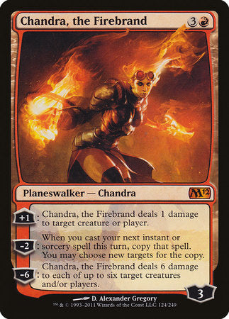 Chandra, the Firebrand [Magic 2012] | Dumpster Cat Games