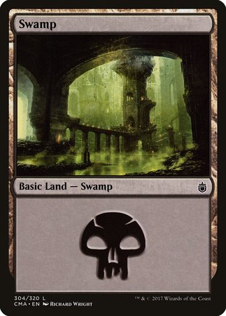 Swamp (304) [Commander Anthology] | Dumpster Cat Games