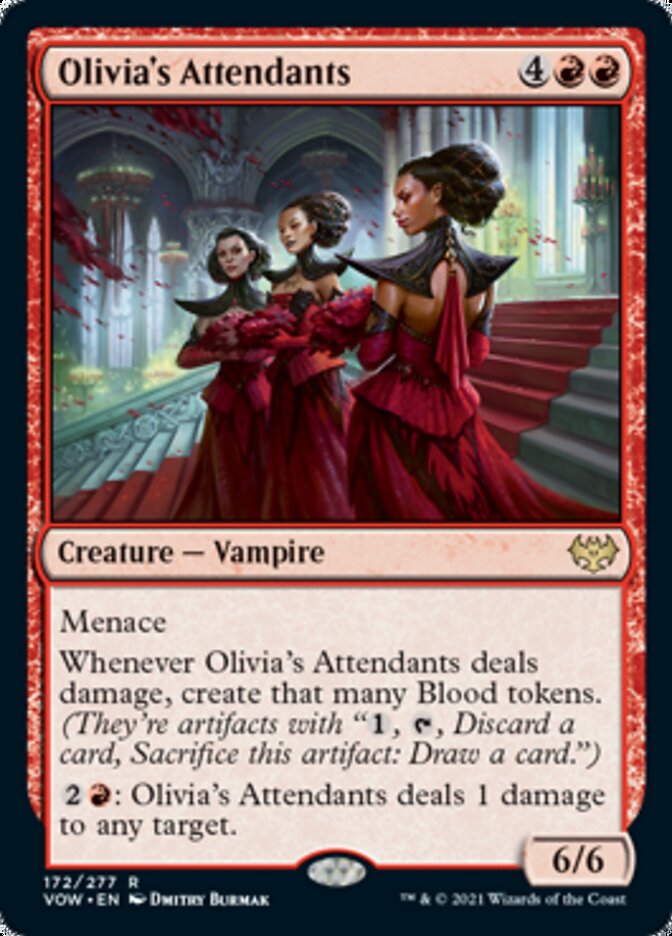 Olivia's Attendants [Innistrad: Crimson Vow] | Dumpster Cat Games