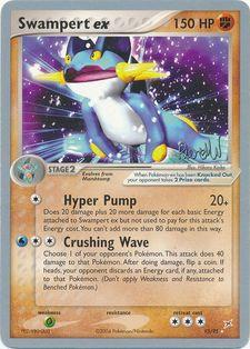 Swampert ex (95/95) (Rocky Beach - Reed Weichler) [World Championships 2004] | Dumpster Cat Games