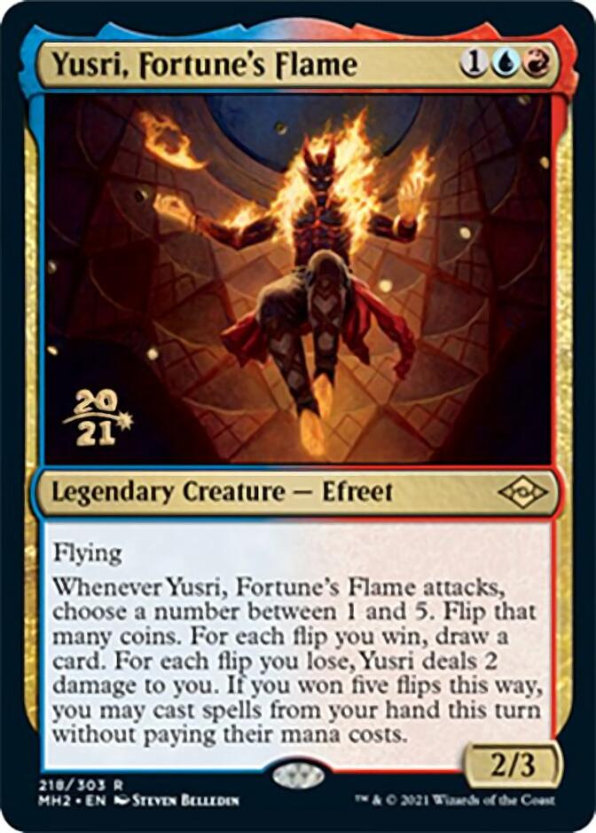 Yusri, Fortune's Flame [Modern Horizons 2 Prerelease Promos] | Dumpster Cat Games