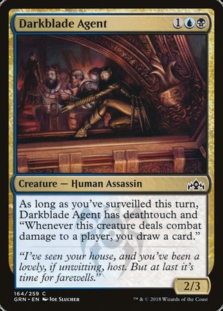 Darkblade Agent [Guilds of Ravnica] | Dumpster Cat Games