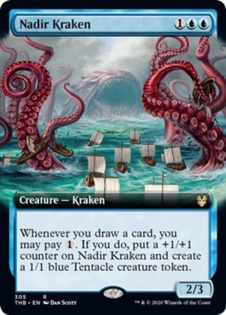 Nadir Kraken (Extended Art) [Theros Beyond Death] | Dumpster Cat Games