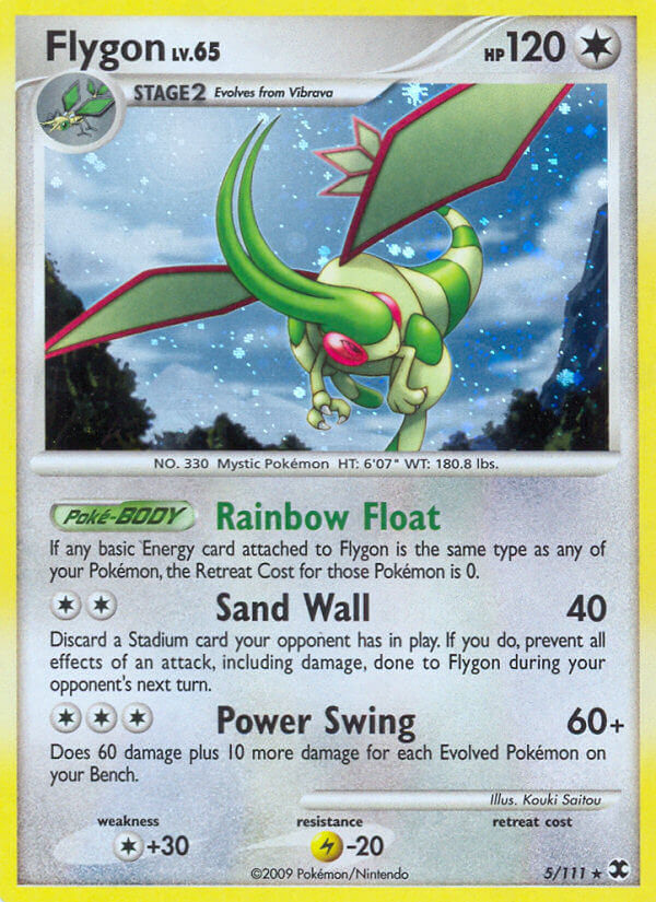 Flygon (5/111) (Theme Deck Exclusive) [Platinum: Rising Rivals] | Dumpster Cat Games