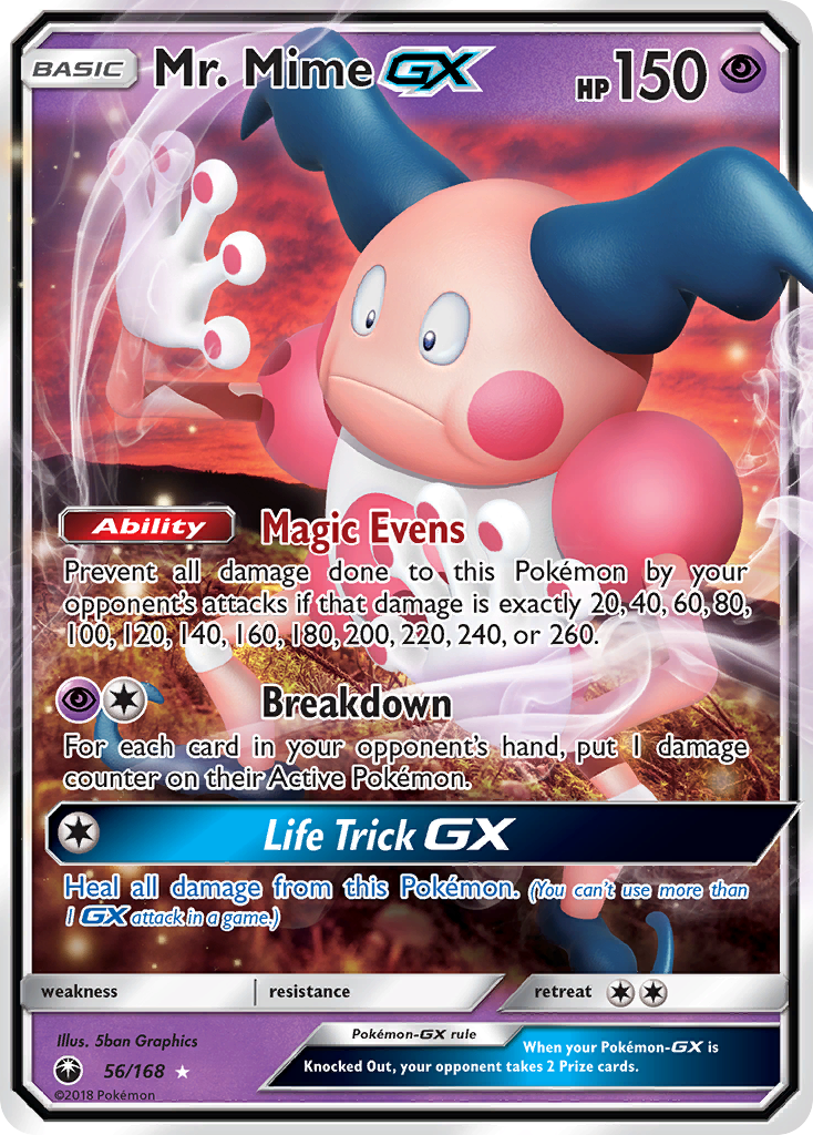 Mr. Mime GX (56/168) [Sun & Moon: Celestial Storm] | Dumpster Cat Games