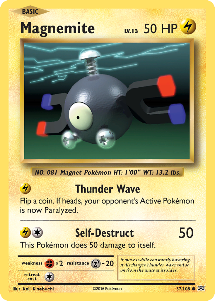 Magnemite (37/108) [XY: Evolutions] | Dumpster Cat Games