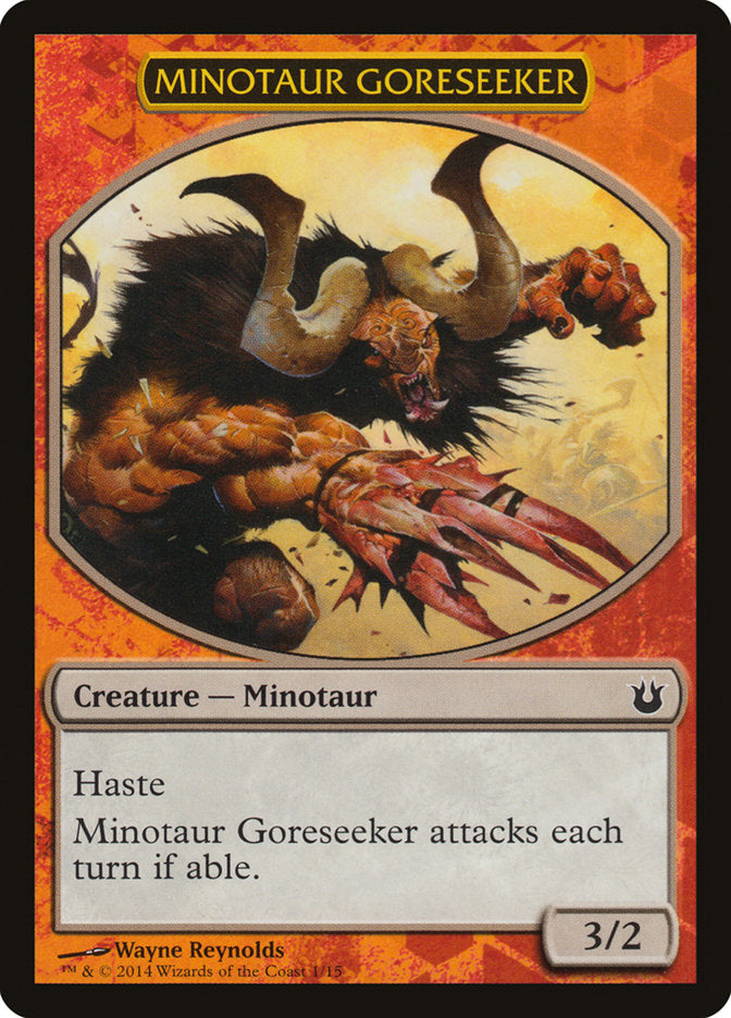 Minotaur Goreseeker [Born of the Gods Battle the Horde] | Dumpster Cat Games