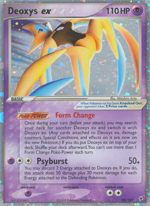 Deoxys ex (98/107) [EX: Deoxys] | Dumpster Cat Games