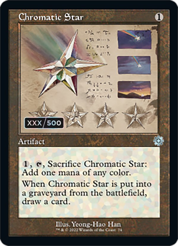 Chromatic Star (Retro Schematic) (Serial Numbered) [The Brothers' War Retro Artifacts] | Dumpster Cat Games