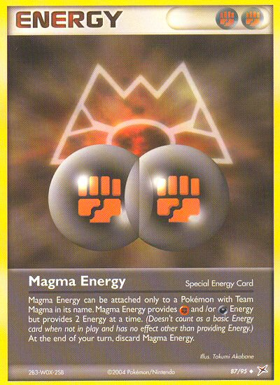 Magma Energy (87/95) [EX: Team Magma vs Team Aqua] | Dumpster Cat Games