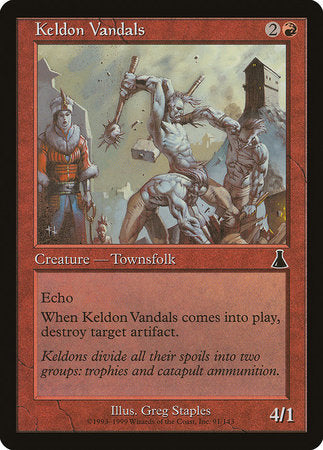 Keldon Vandals [Urza's Destiny] | Dumpster Cat Games