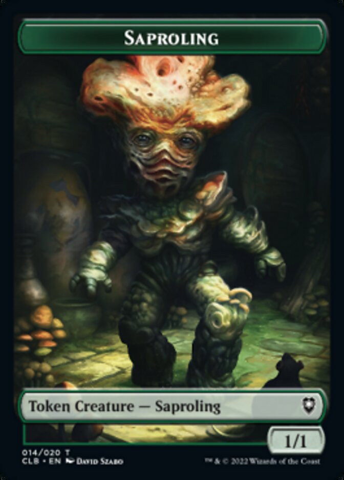 Saproling Token [Commander Legends: Battle for Baldur's Gate Tokens] | Dumpster Cat Games