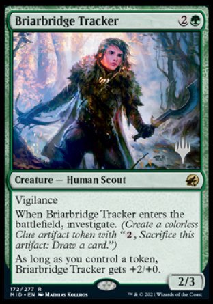 Briarbridge Tracker (Promo Pack) [Innistrad: Midnight Hunt Promos] | Dumpster Cat Games