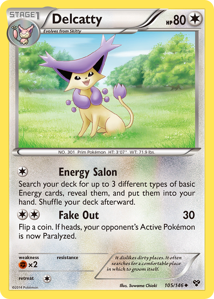 Delcatty (105/146) [XY: Base Set] | Dumpster Cat Games