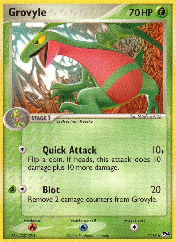 Grovyle (7/17) [POP Series 4] | Dumpster Cat Games