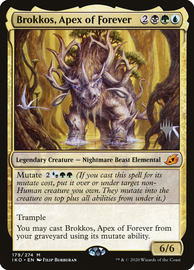 Brokkos, Apex of Forever (Promo Pack) [Ikoria: Lair of Behemoths Promos] | Dumpster Cat Games