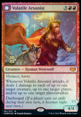 Volatile Arsonist // Dire-Strain Anarchist [Innistrad: Crimson Vow Prerelease Promos] | Dumpster Cat Games