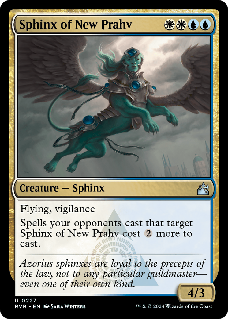 Sphinx of New Prahv [Ravnica Remastered] | Dumpster Cat Games