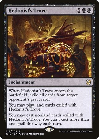 Hedonist's Trove [Commander 2019] | Dumpster Cat Games