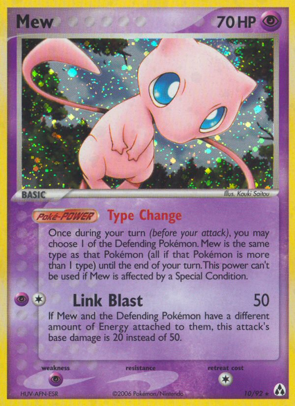 Mew (10/92) [EX: Legend Maker] | Dumpster Cat Games