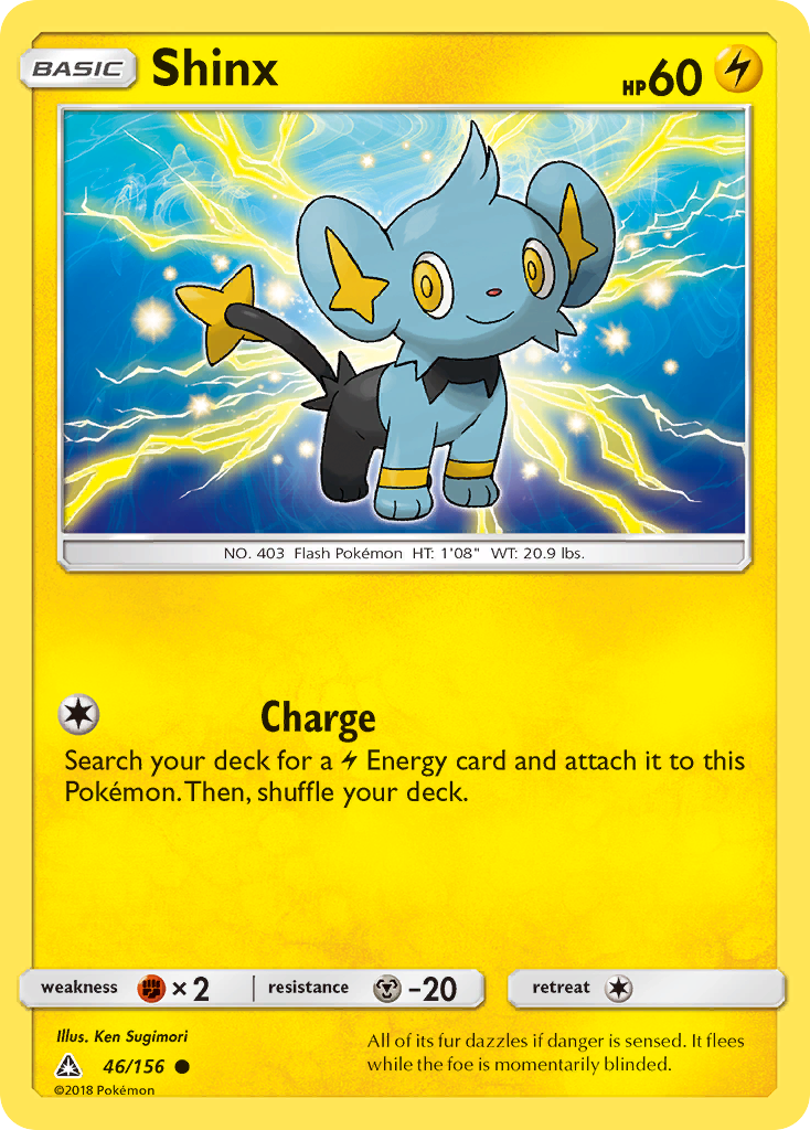 Shinx (46/156) [Sun & Moon: Ultra Prism] | Dumpster Cat Games