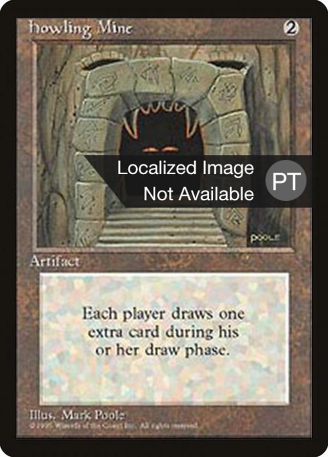 Howling Mine [Fourth Edition (Foreign Black Border)] | Dumpster Cat Games