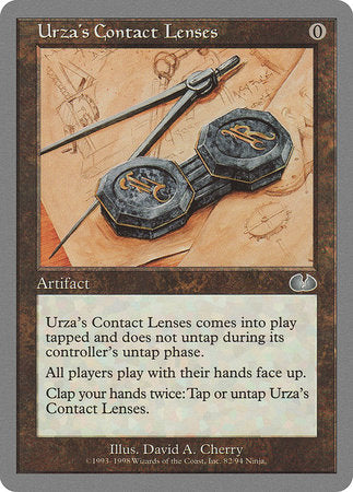 Urza's Contact Lenses [Unglued] | Dumpster Cat Games