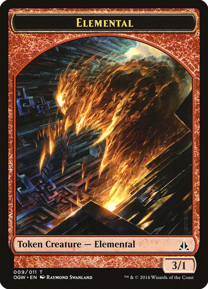 Elemental (009/011) [Oath of the Gatewatch Tokens] | Dumpster Cat Games