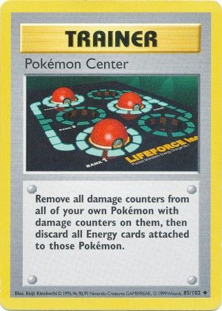 Pokemon Center (85/102) [Base Set Shadowless Unlimited] | Dumpster Cat Games