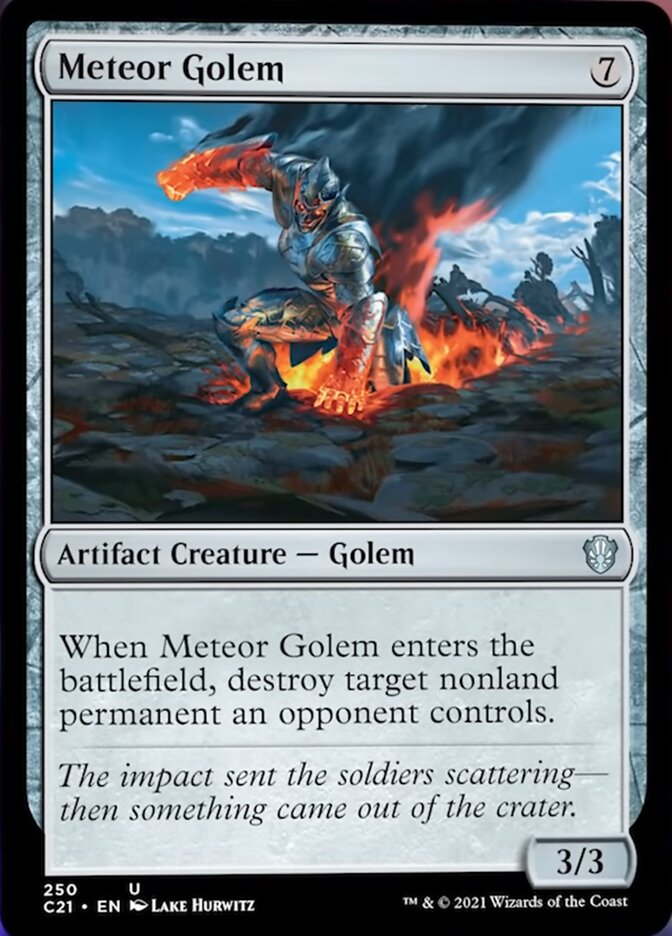 Meteor Golem [Commander 2021] | Dumpster Cat Games