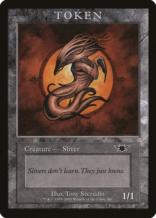 Sliver Token (Legions) [Magic Player Rewards 2003] | Dumpster Cat Games