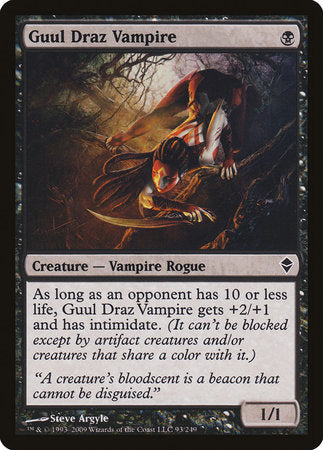 Guul Draz Vampire [Zendikar] | Dumpster Cat Games