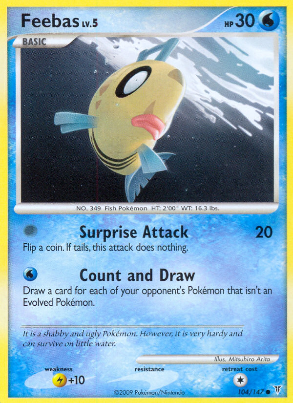 Feebas (104/147) [Platinum: Supreme Victors] | Dumpster Cat Games