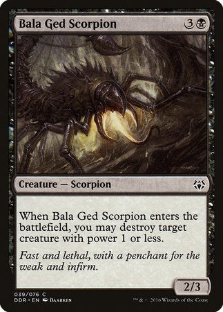 Bala Ged Scorpion [Duel Decks: Nissa vs. Ob Nixilis] | Dumpster Cat Games