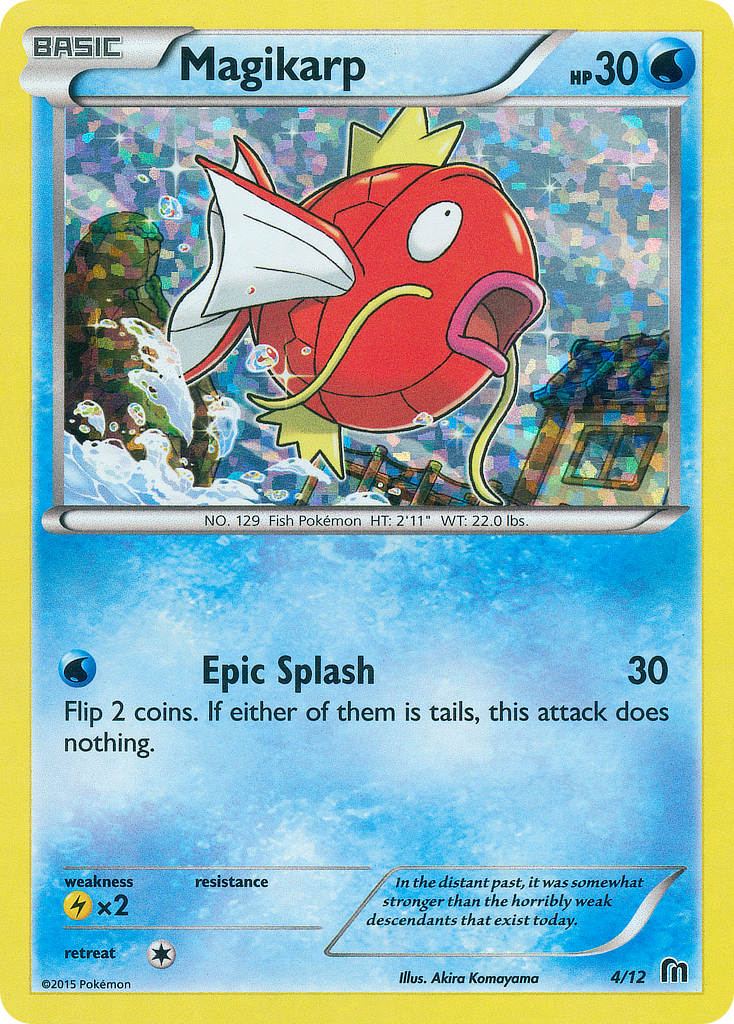 Magikarp (4/12) [McDonald's Promos: 2016 Collection] | Dumpster Cat Games