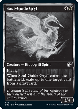 Soul-Guide Gryff [Innistrad: Double Feature] | Dumpster Cat Games