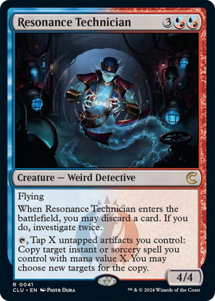 Resonance Technician [Ravnica: Clue Edition] | Dumpster Cat Games