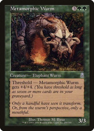 Metamorphic Wurm [Odyssey] | Dumpster Cat Games