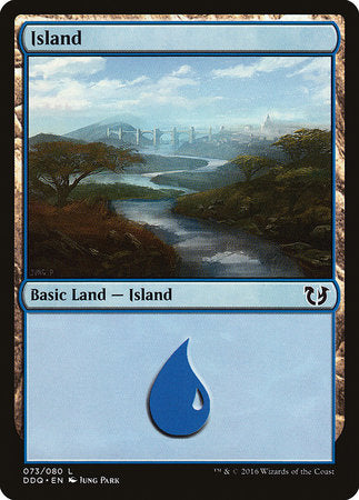 Island (73) [Duel Decks: Blessed vs. Cursed] | Dumpster Cat Games