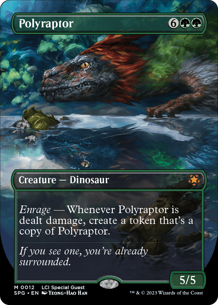 Polyraptor (Borderless) [The Lost Caverns of Ixalan Special Guests] | Dumpster Cat Games