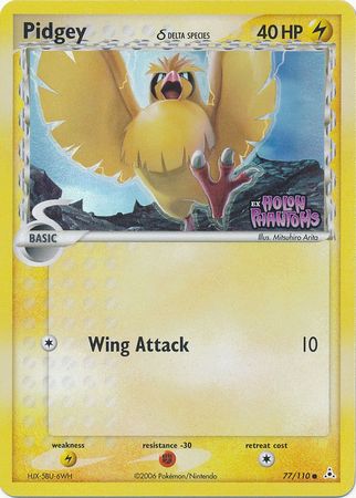 Pidgey (77/110) (Delta Species) (Stamped) [EX: Holon Phantoms] | Dumpster Cat Games