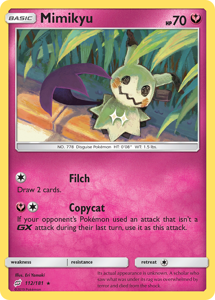 Mimikyu (112/181) [Sun & Moon: Team Up] | Dumpster Cat Games